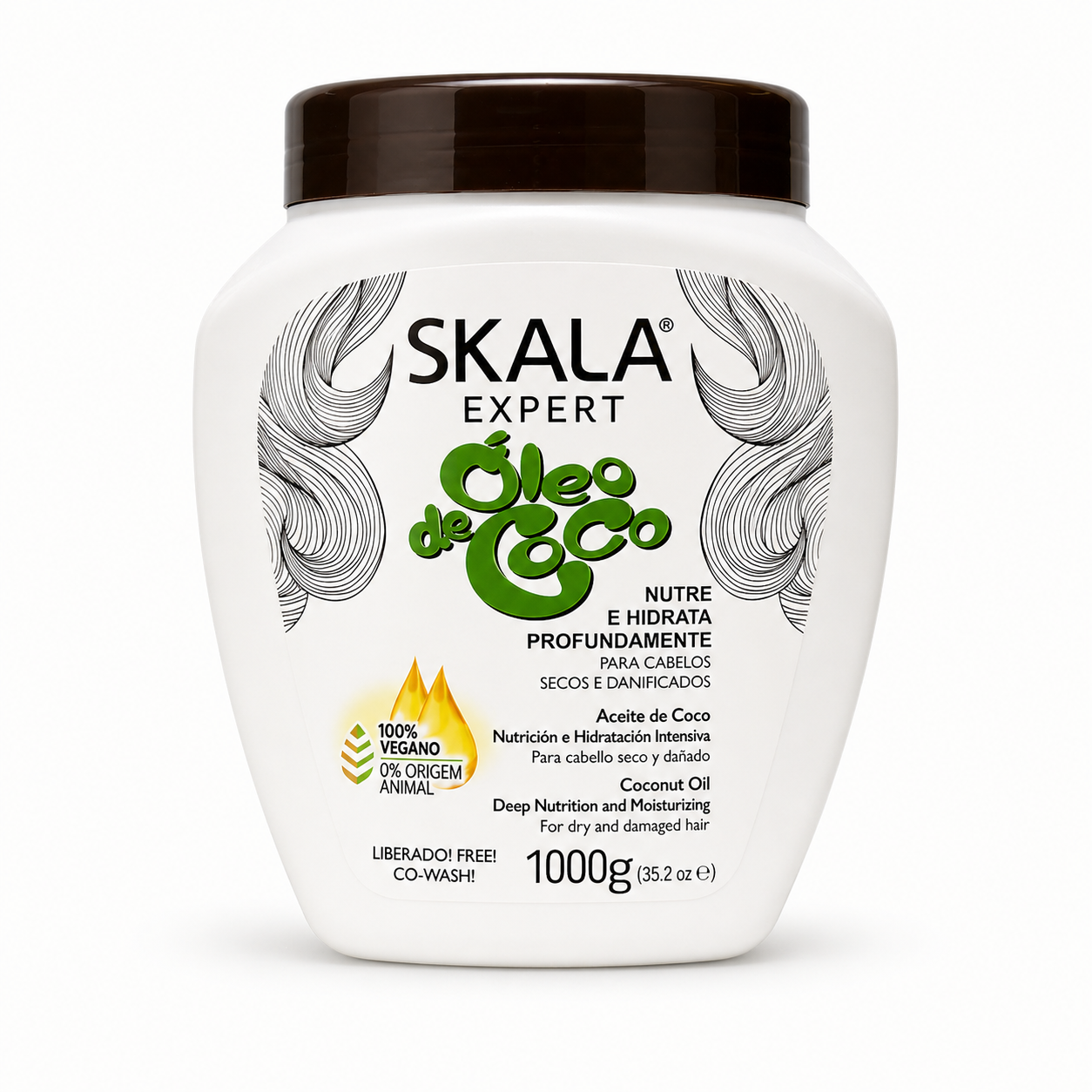 Máscara capilar Skala Expert Óleo de coco 1000gr.