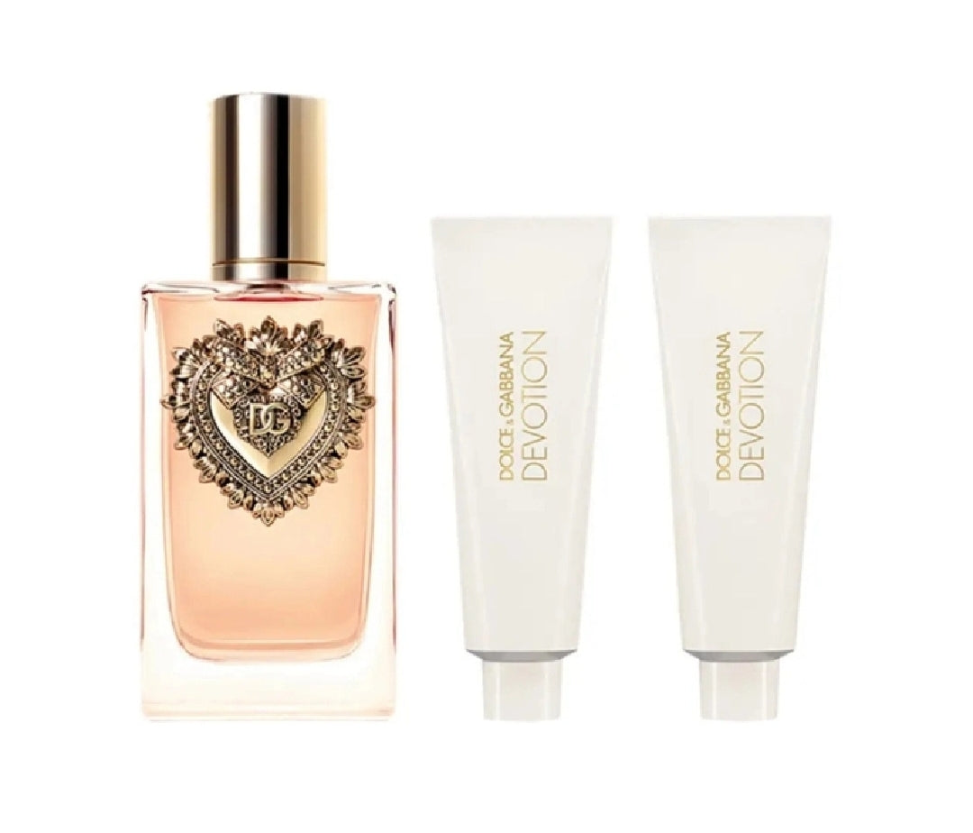 Set perfume Devotion EDP 100ml + SG 50ml + body lotion 50ml mujer DOLCE&GABBANA