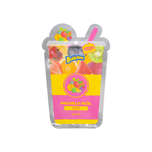 Mascarilla Facial Bubbaluu Frutas Skin Care | Aroma tutti frutti