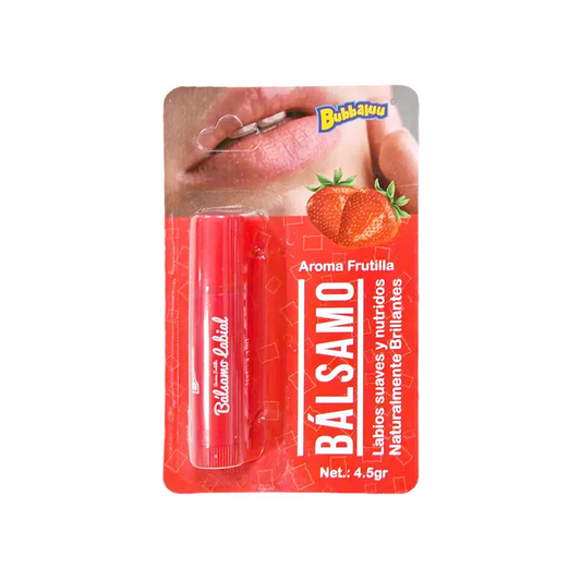 Bálsamo Labial Bubbaluu 4.5gr | Aroma frutilla