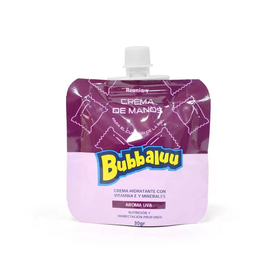 Crema De Manos Sachet Bubbaluu 30gr. | Aroma uva