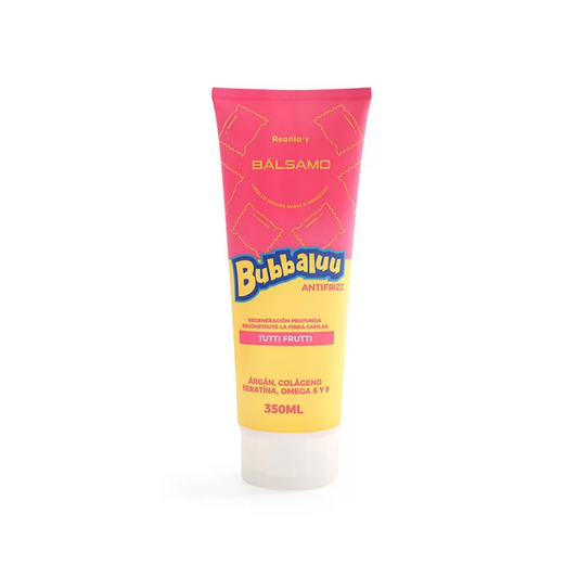 Bálsamo sin sal ANTICAÍDA Bubbalu Argán Colágeno Keratina Omega 6 Omega 9 350ml. | Tutti frutti