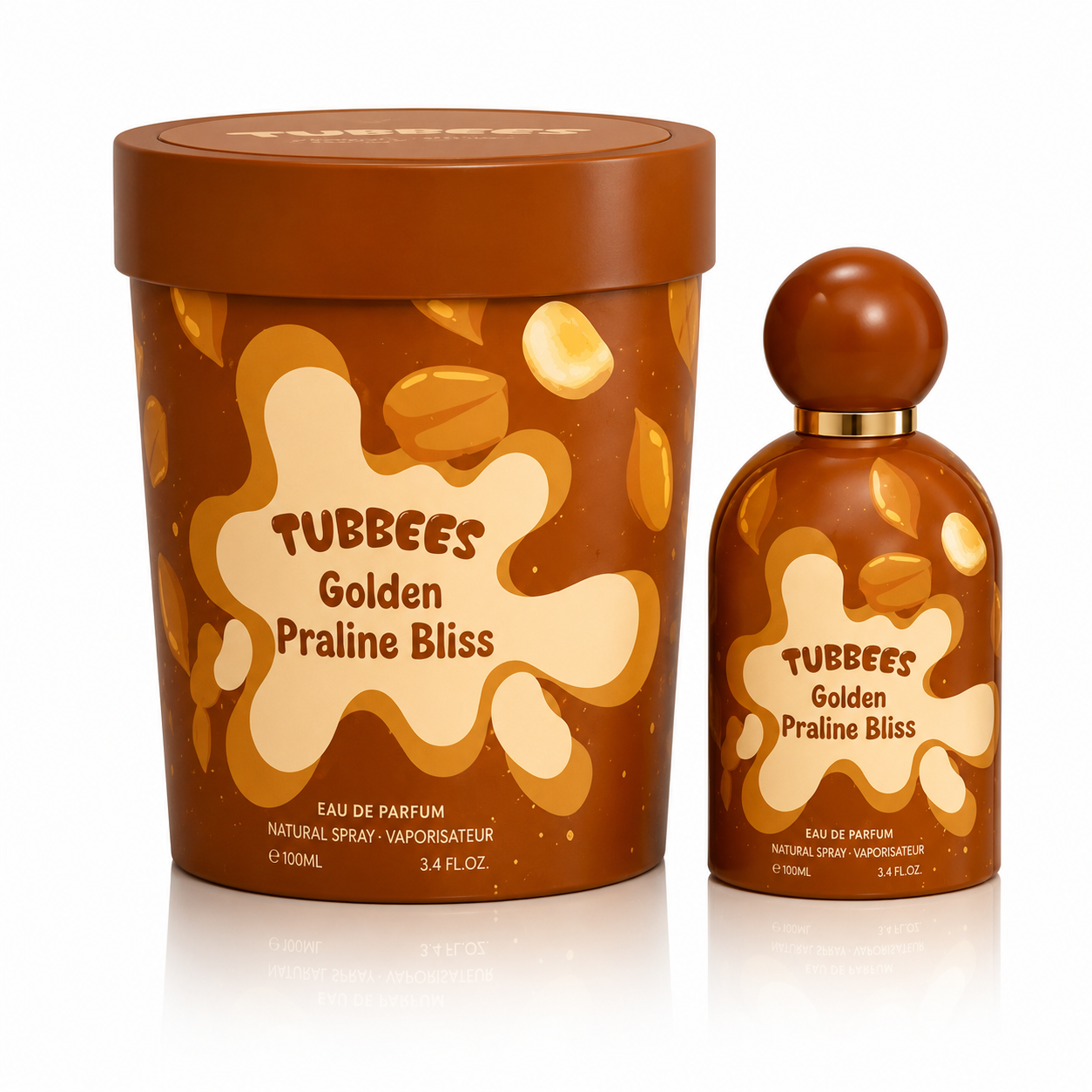 PERFUME GRANDEUR TUBBEES IN A TUB GOLDEN PRALINE BLISS UNISEX EDP 50 ML