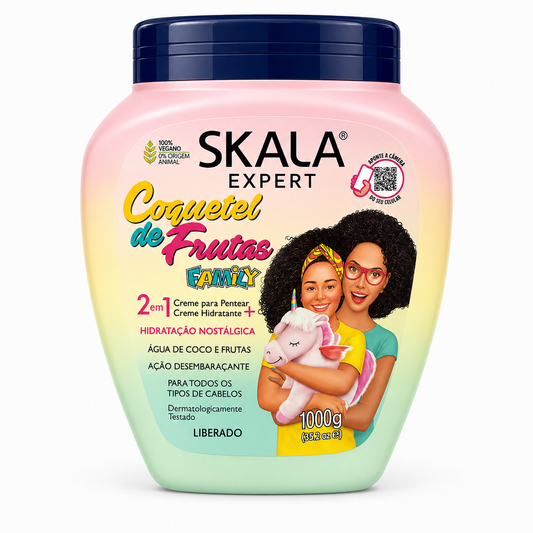 Máscara capilar Skala Expert Coquetel de frutas Family 1000gr.