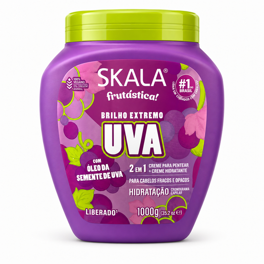 Máscara capilar Skala Frutástica!  Uva 1000gr.