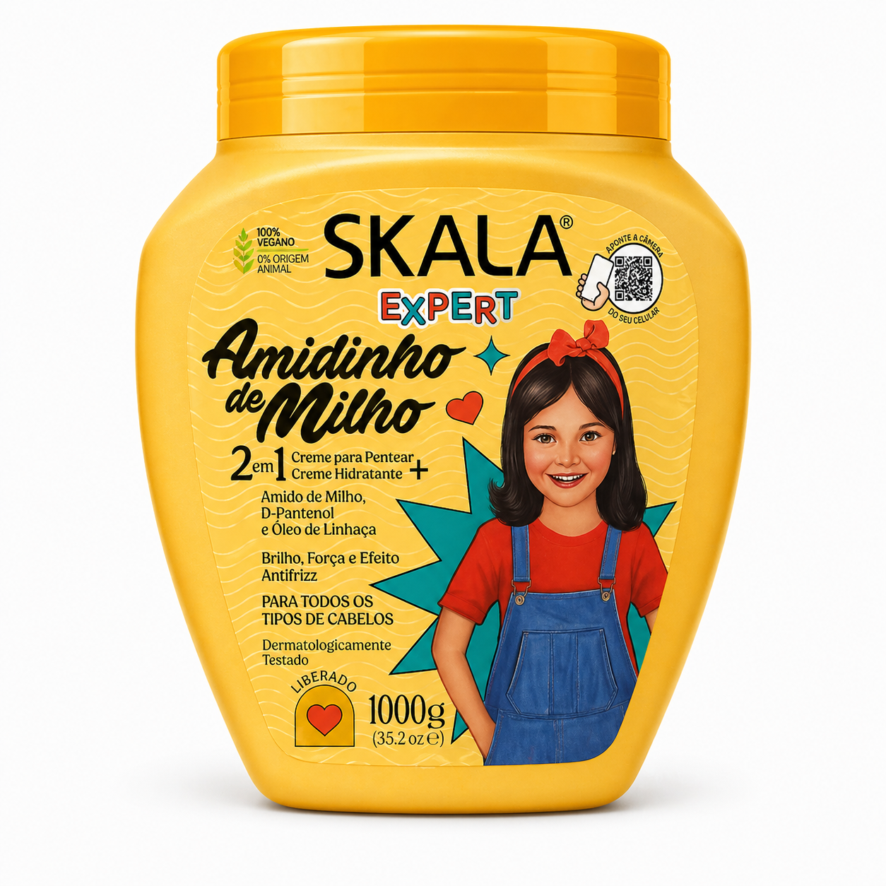 Máscara capilar Skala Expert Amidinho de milho 1000gr.
