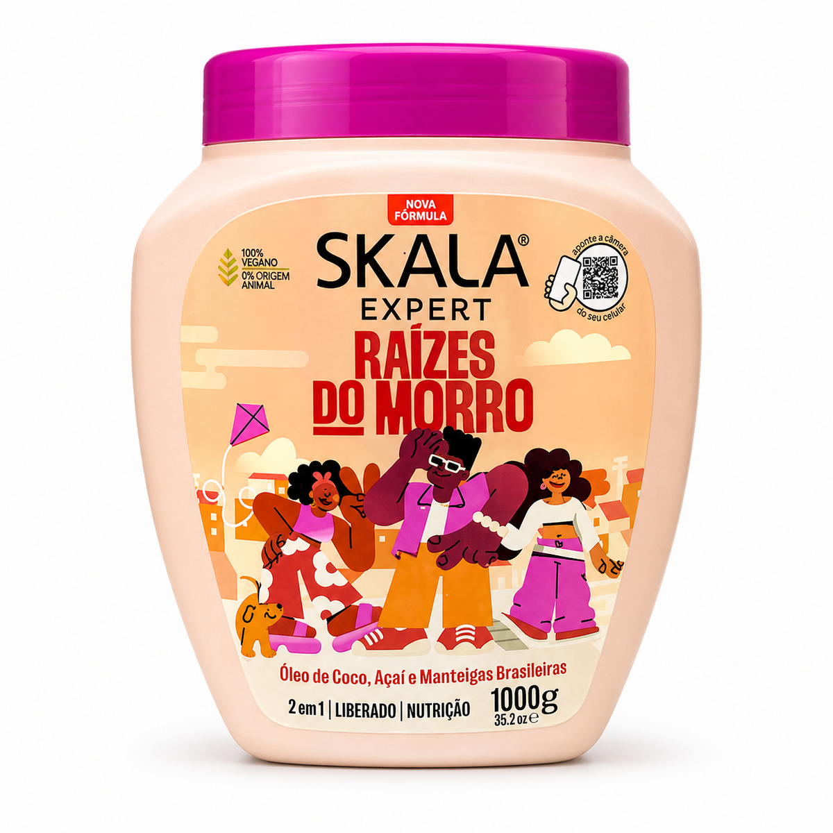 Máscara capilar Skala Expert Raízes do morro 1000gr.