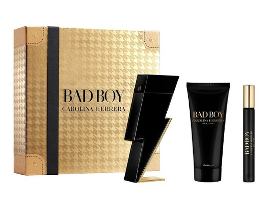 SET perfume Bad Boy EDT Hombre 100ml + Gel de baño 100ml + 10ml