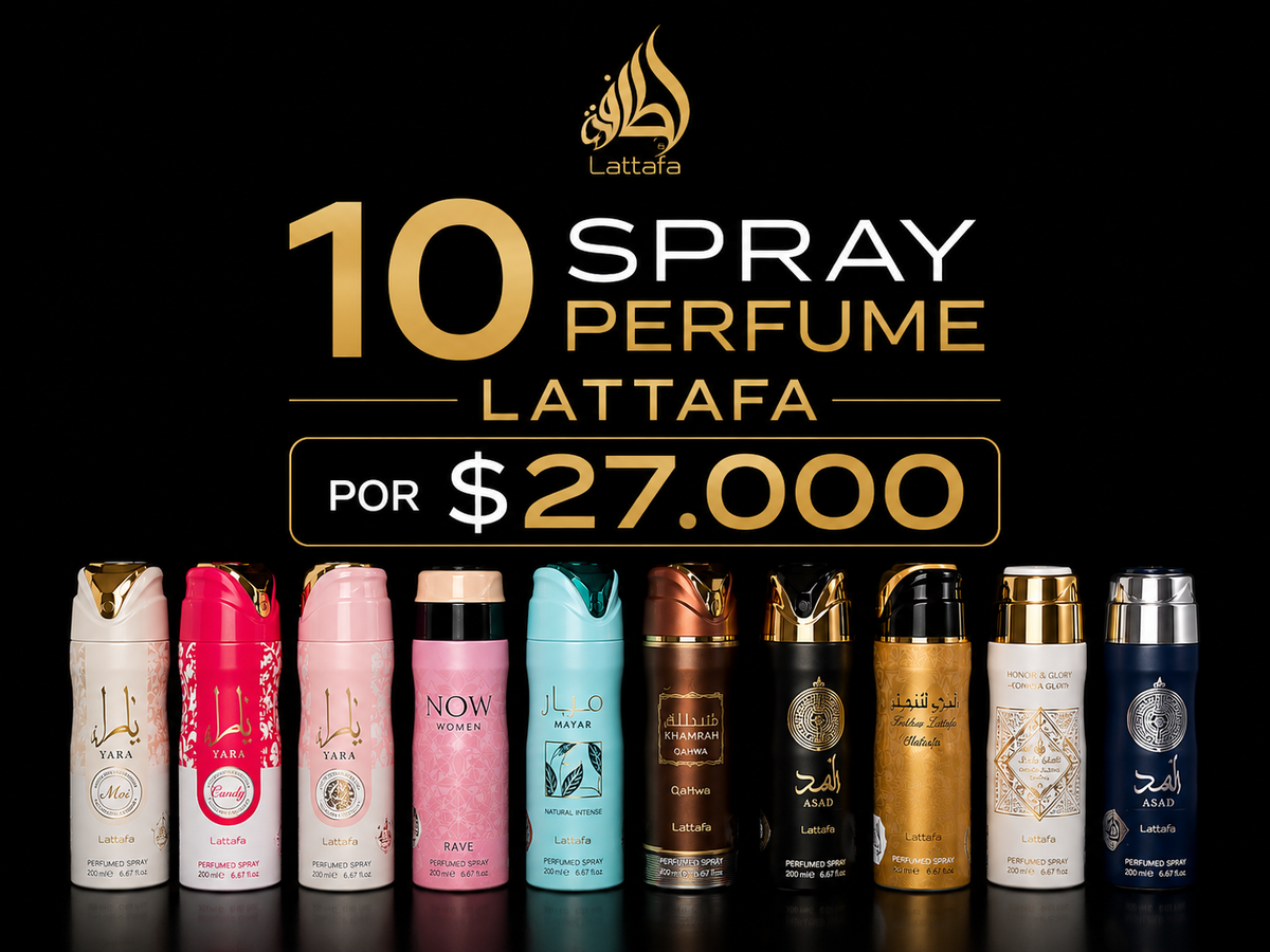 10 Spray Lattafa surtidos