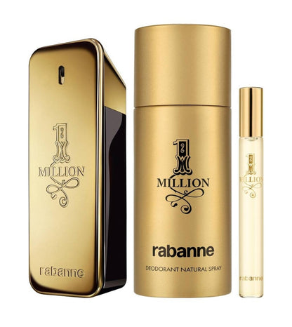 Set Perfume Hombre Estuche 1 million  Eau de Toilette  100ml + Desodorante 150ml + Eau de toilette 10ml